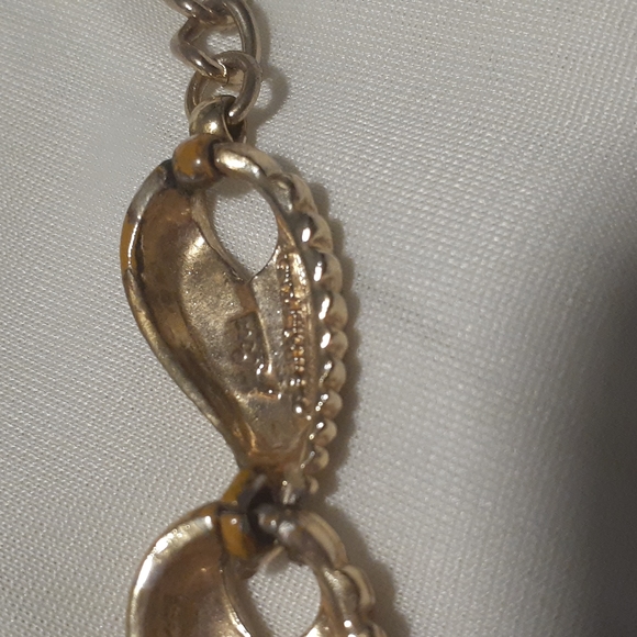 Coro vintage patent pending goldtone necklace - Picture 2 of 4
